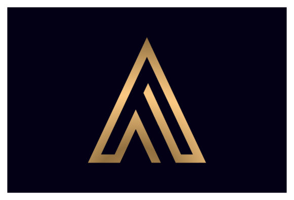 Download Elegant Golden Letter a Logo Icon - Letter Collection