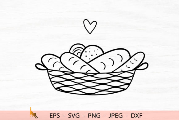 Download Bakery Svg Bread Logo Food Dxf Baguette - Bread logo Collection
