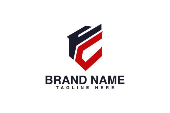 Download Letter FC Premium Geometric Logo Design. - Letter Collection