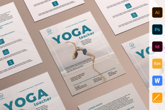 Download Yoga Instructor Flyer Template - Yoga instructor Collection