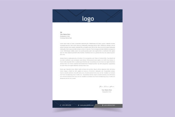 Download Simple Creative Letter Head Template - Letter Collection