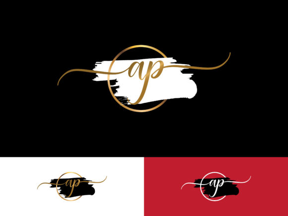 Download Signature Logo Ap Letter Design - Letter Collection