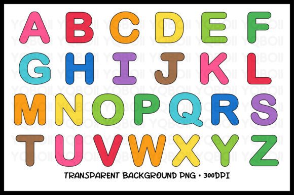 Download Uppercase Alphabet Letters Clipart Set - Letter Collection