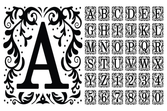 Download Vintage Monogram Letters - Letter Collection