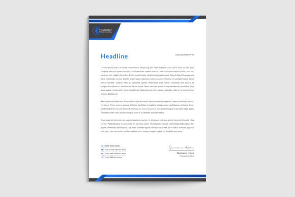 Download Modern Creative Letter Head Template - Letter Collection
