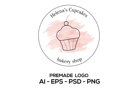 Download Cupcake Logo, Bakery Logo Template - Cupcake logo Collection