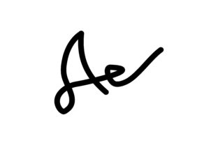 Download A Letter Signature Logo - Letter Collection