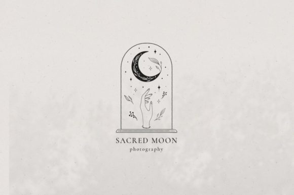 Download Sacred Moon Logo Templates Kit. - Templates Collection