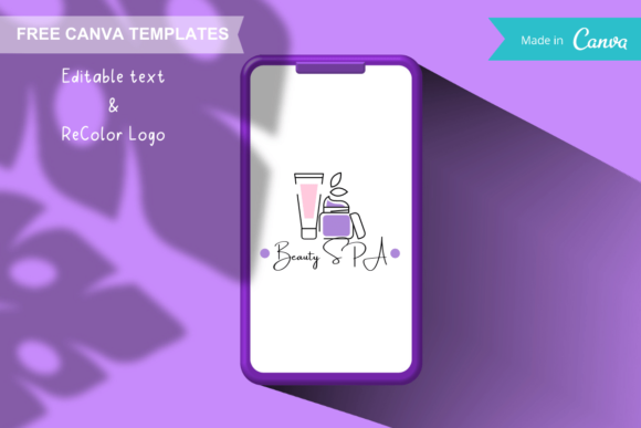 Download Canva Logo Templates - Natural Cosmetic - Templates Collection