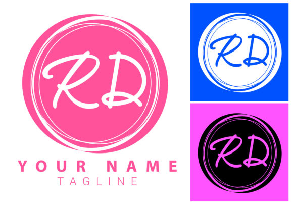 Download RD Initial Letter Signature Logo Design - Letter Collection