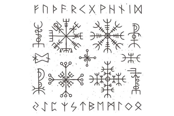Download Mystical Viking Runes Symbols - King Collection