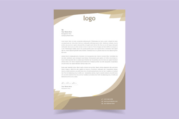 Download Simple Creative Letter Head Template - Letter Collection